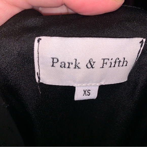 Park & Fifth Black Rennie Mini Dress XS - Picture 5 of 11